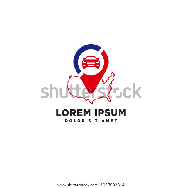 location map logo\
template vector\
download