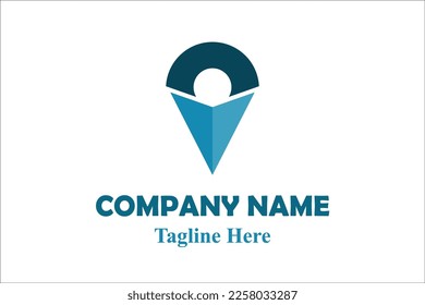 Ilustraciones de vectores de logotipos de mapas de ubicación