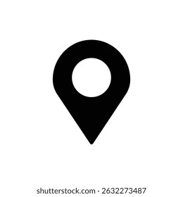 Location map maker, location pin, map pin icon, location pin marker symbol.