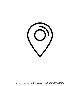 Location Map Marker Icon Ideal for GPS and Navigation Services