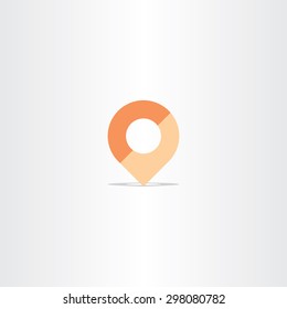 location map marker navigation icon vector symbol 