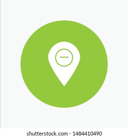 Location, Map, Marker, Pin. Vector Icon Template background