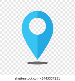 Location map path distance icon, one place to another location icon, pinpoint, map search, route, navigator icon isolated one transparent background, map pointer icon.