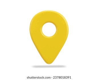 location map pin gps pointer markers 3d realistic icon