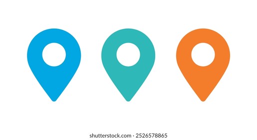 Location or map pin icon collection