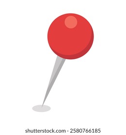 location map pin icon red
