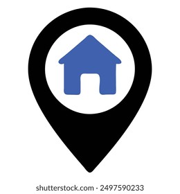 Locación o símbolo de icono de pin de mapa, el logotipo de Pin Point se puede utilizar para la compañía, el icono y otros. Colección de Connect Icons.Contact us icon set.Contact and Communication Icons.