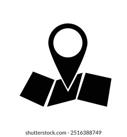 Symbolsymbol für Position oder Zuordnung. Vektorgrafik