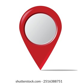 Location or map pin icon symbol. vector illustration
