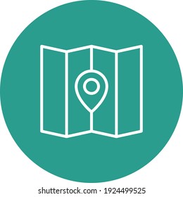 Location, map, pin icon vector image. Can also be used for Navigation. Suitable for use on web apps, mobile apps and print media.
