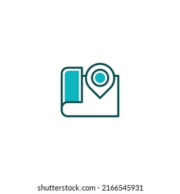 Location map pin line icon. linear style sign for mobile concept and web design. Outline vector icon. Symbol, logo illustration. Vector graphic