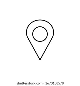 location, map, pin vector illustration