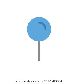 Location, Map, Pointer, Pin  Flat Color Icon. Vector icon banner Template. Vector Icon Template background