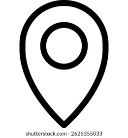 Location, Map Pointer, Map Pin Vector Icon