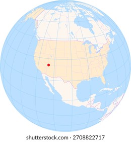 Location Map of St. George Regional Airport (Saint George, Utah, United States). IATA-code: SGU. No labels at all.