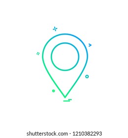 location map tracking gps icon vector design