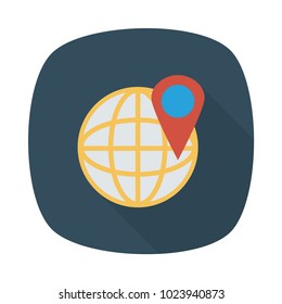 location map world 