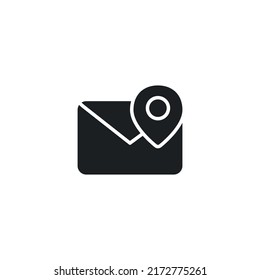 Asignación de ubicación icono de línea de pin de navegación gps. signo de estilo lineal para concepto móvil y diseño web. Icono de vector de contorno. Símbolo, ilustración del logotipo. Gráfico vectorial