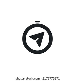 Location maps gps navigation pin line icon. linear style sign for mobile concept and web design. Outline vector icon. Symbol, logo illustration. Vector graphic