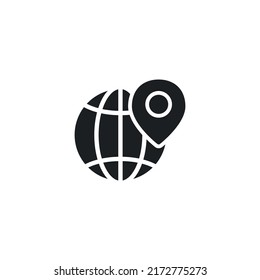 Location maps gps navigation pin line icon. linear style sign for mobile concept and web design. Outline vector icon. Symbol, logo illustration. Vector graphic