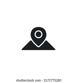 Location maps gps navigation pin line icon. linear style sign for mobile concept and web design. Outline vector icon. Symbol, logo illustration. Vector graphic