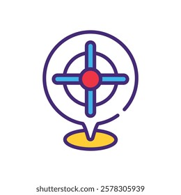 Location Marker icon vector stock illustration