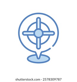 Location Marker icon vector stock illustration