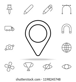 location marker icon. Web icons universal set for web and mobile