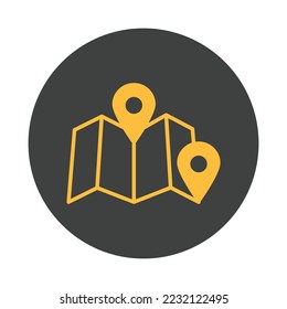 Location marker Vector Icon fully editable

