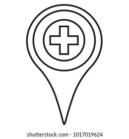 location medicine icon