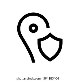 Location mini line, icon, background and graphic. The icon is black and white, linear  flat, vector, pixel perfect, minimal, suitable for web and print. 