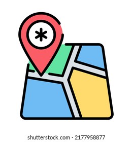 location Modern concepts design, vector illustration