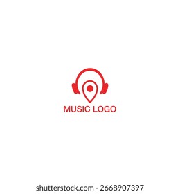 Location-Musik-Logo und Point Location-Logo