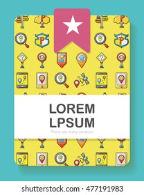 Location and navigation icons set,eps10