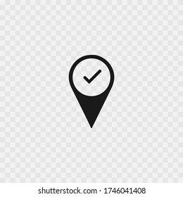 location navigation map point icon vector