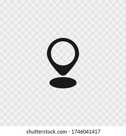 location navigation map point icon vector