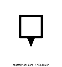 Location, navigation and pin icon vector.