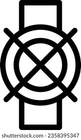 location no swim valve icon for download