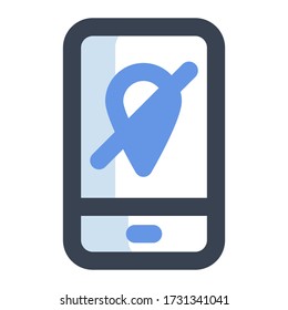 Ubicación Icono no encontrado, Mapa y lugar de navegación y otro Icono para interfaz de usuario o sitio web