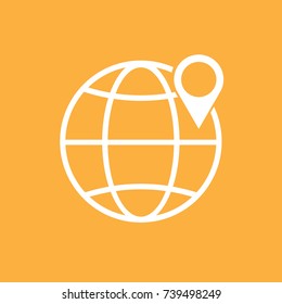 Location on globe.