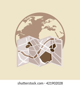 location on map design 