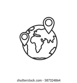 Location on the planet