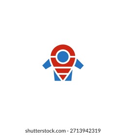 Location of outerwear logo design.