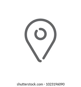 location outline icon