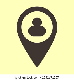 location people icon. Vector Eps 10 . Lorem Ipsum Flat Design