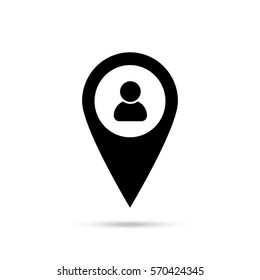 location people icon. Vector Eps 10