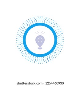 Location, Pin, Camping, holiday, map Glyph Icon. Vector isolated illustration