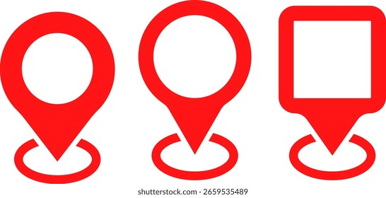Pin de Locación con círculo. Icono de destino Lugar Dirección. Ubicación geográfica específica. Icono de pin de mapa. signo de localizador de navegación 