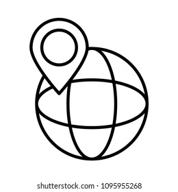  location pin global 