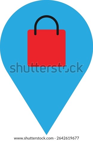 Location Pin Gps Icon Vector Flat Illustration